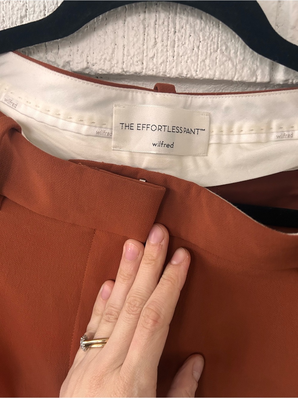 Wilfred Rust Brown The Effortless Pant